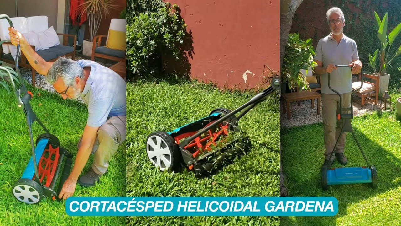 cuidados de una cortadora de césped de empuje para jardín pequeño