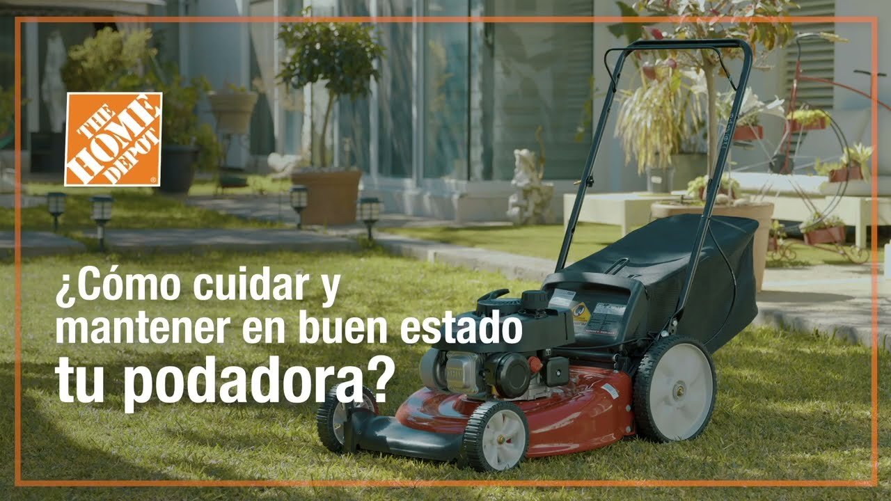 cuidados de una cortadora de césped manual para uso diario