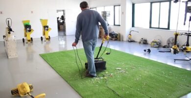 cuidados de una robot cortacésped para césped artificial