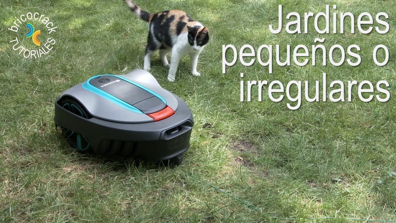 cuidados de una robot cortacésped para jardín pequeño