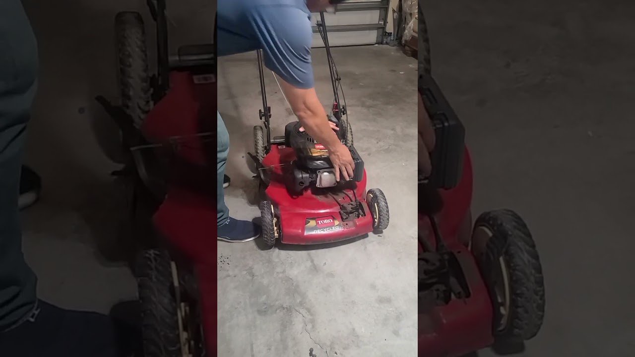 cuándo cambiar una cortadora de césped de empuje para pasto grueso
