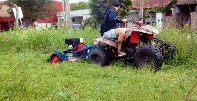 cuándo cambiar una minicortadora de pasto con diseño ergonómico