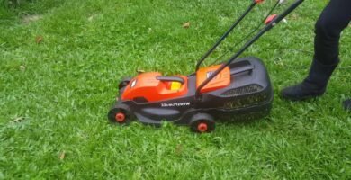 cuánto consume una minicortadora de pasto con bolsa recolectora