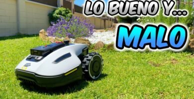 cuánto consume una robot cortacésped en terrenos inclinados